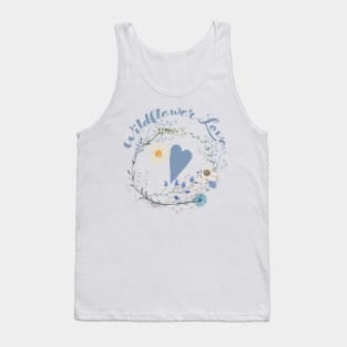 Blue spring Tank Top